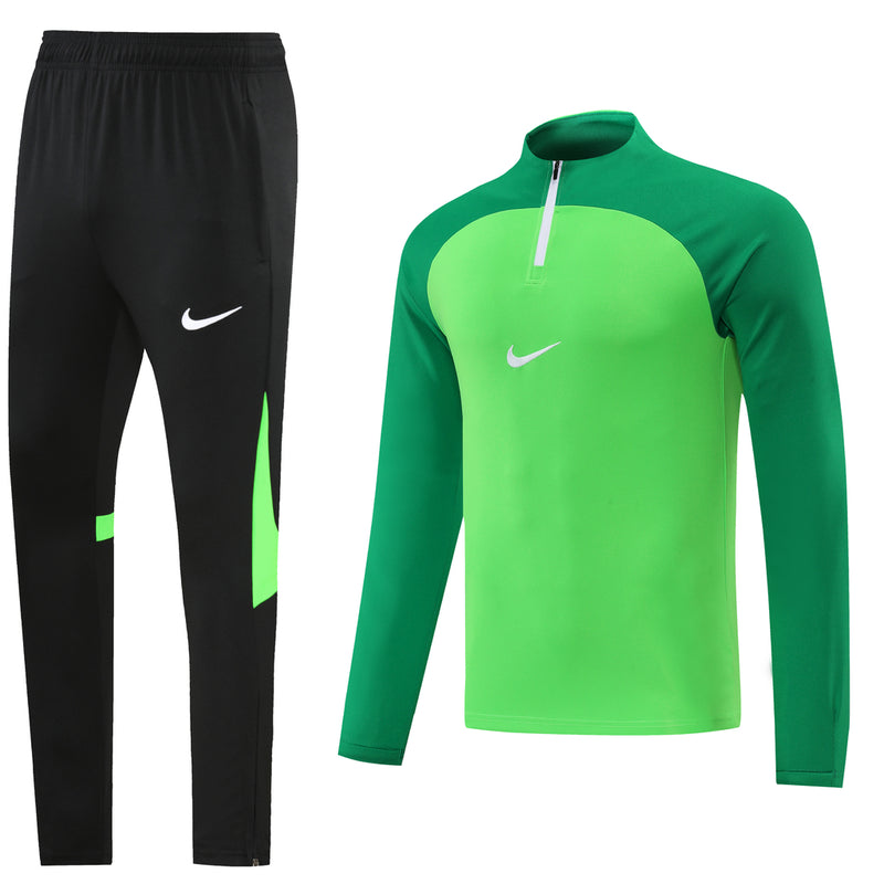 Conjunto Casual de Frio Nike Academy Pro Verde e Preto - Farda de Boleiro