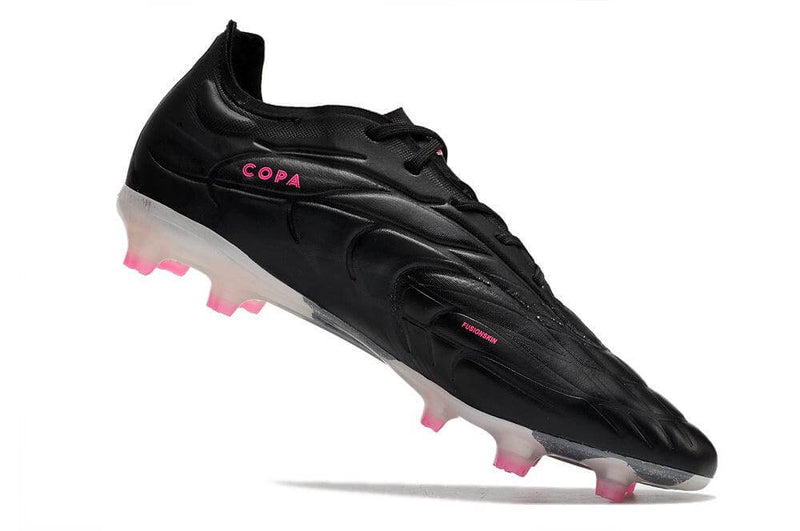 A nova Chuteira da Adidas de Campo Copa Pure.1 FG Preta, Rosa e Branca "Own You Football Pack" na Farda de Boleiro, a Nova Copa Pure.1 garante qualidade e muito conforto..