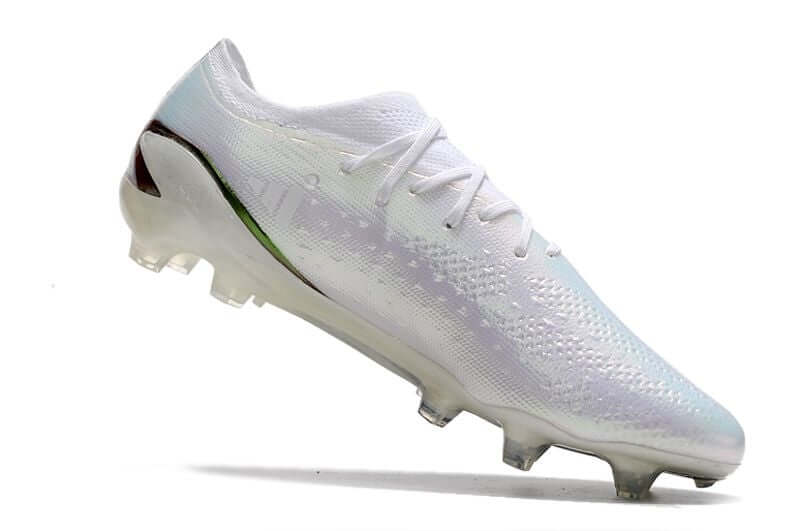 Velocidade é com Adidas X Speedportal.1 FG Branca "Whiteout" na Farda de Boleiro, Garanta a qualidade de Jogadores Profissionais Elite e Frete GRÁTIS!