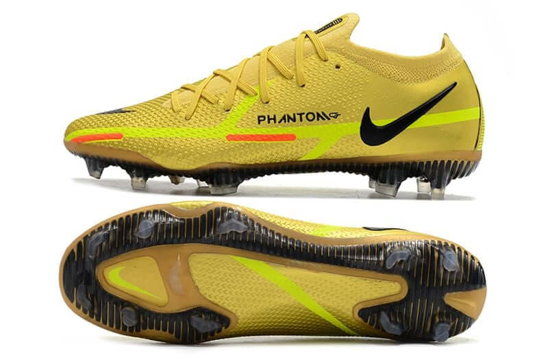 Controle é com Nike Phantom GT2 Elite Dourada FG na Farda de Boleiro Garanta a qualidade de Jogadores Profissionais Elite e FRETE GRÁTIS!