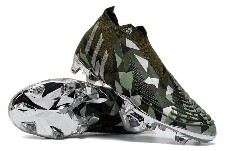 A nova Chuteira da Adidas de Campo Predator Edge Crystal+ FG Verde na Farda de Boleiro, a Nova Predator Edge Crystal+ garante Controle de Bola e conforto