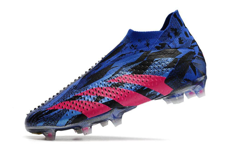 A nova Chuteira da Adidas de Campo Predator Accuracy+ FG Azul e Rosa "Pogba" na Farda de Boleiro, Garanta a qualidade de Jogadores Profissionais Elite