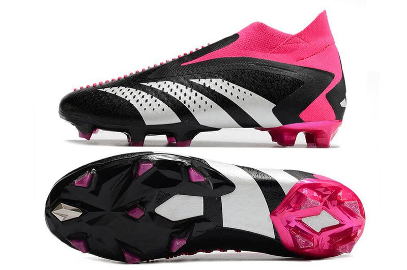 A nova Chuteira da Adidas de Campo Predator Accuracy+ FG Rosa e Preto "Own You Football Pack" na Farda de Boleiro Garanta a qualidade de Jogadores Profissionais