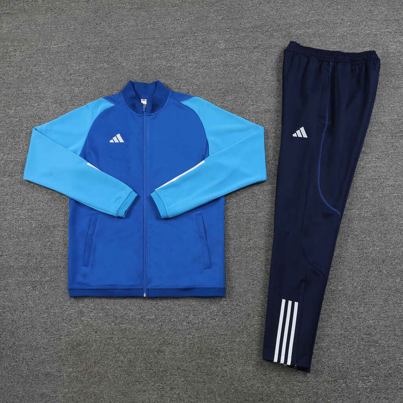 Conjunto Casual de Frio Adidas Condivo 20 Azul Claro - Farda de Boleiro