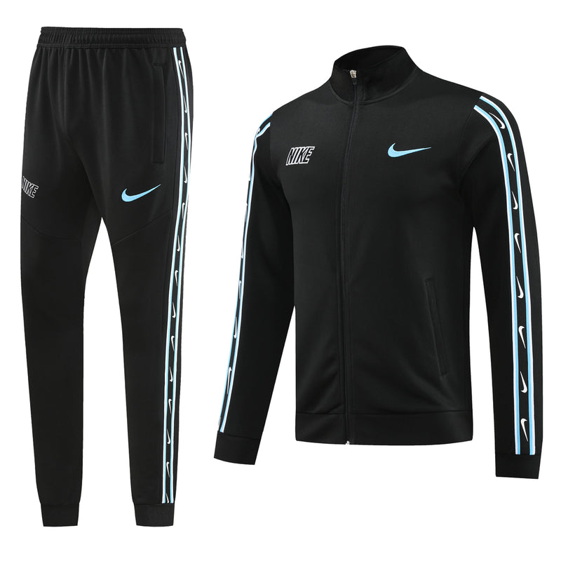 Conjunto Casual de Frio Sportswear TrackTop Preto - Farda de Boleiro