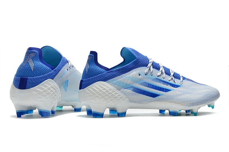 Velocidade é com Adidas X Speedflow.1 FG Azul "Diamond Edge Pack" na Farda de Boleiro, Garanta a qualidade de Jogadores Profissionais Elite e se divirta