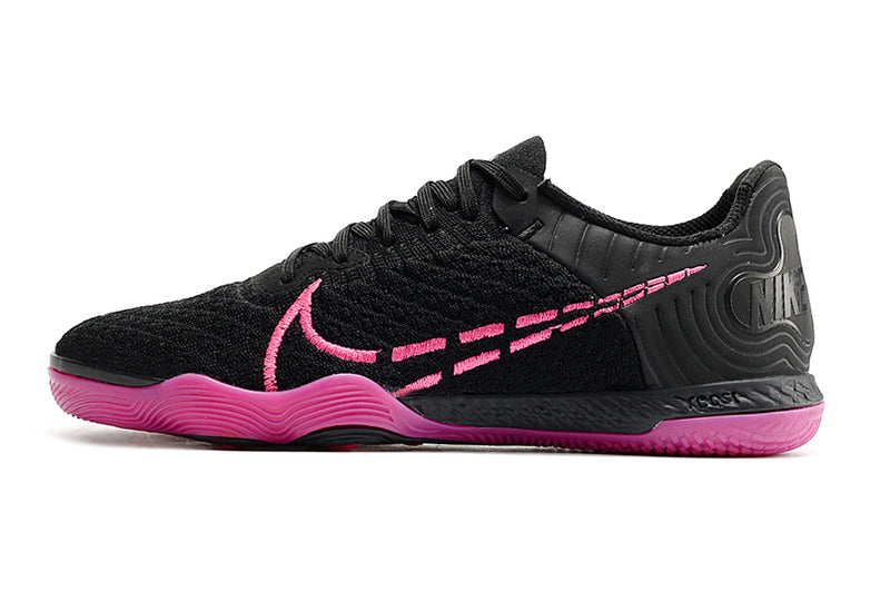 Tenha muito mais CONTROLE com a Nike React Gato Preto e Rosa De Futsal na Farda de Boleiro, Garanta a qualidade e FRETE GRÁTIS!