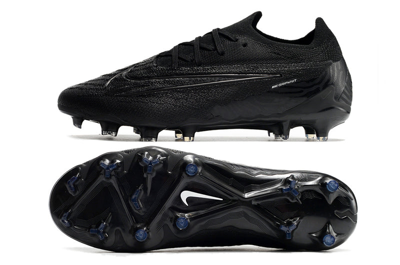 Precisão é com a Chuteira de Campo Nike Phantom GX Elite FG Preta na Farda de Boleiro, Garanta a qualidade de Jogadores Profissionais