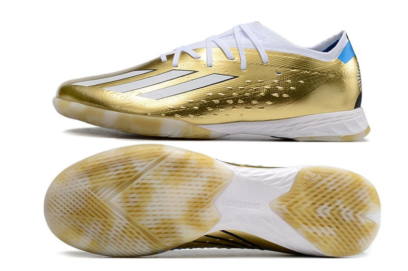 Tenha muito mais VELOCIDADE com a Adidas X Speedflow Messi.1 Futsal na Farda de Boleiro, Garanta a qualidade de Profissionais para a Evolução do seu Futebol