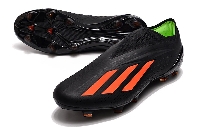 Chuteira Campo Adidas X Speefportal+ Preta e Laranja - Farda de Boleiro