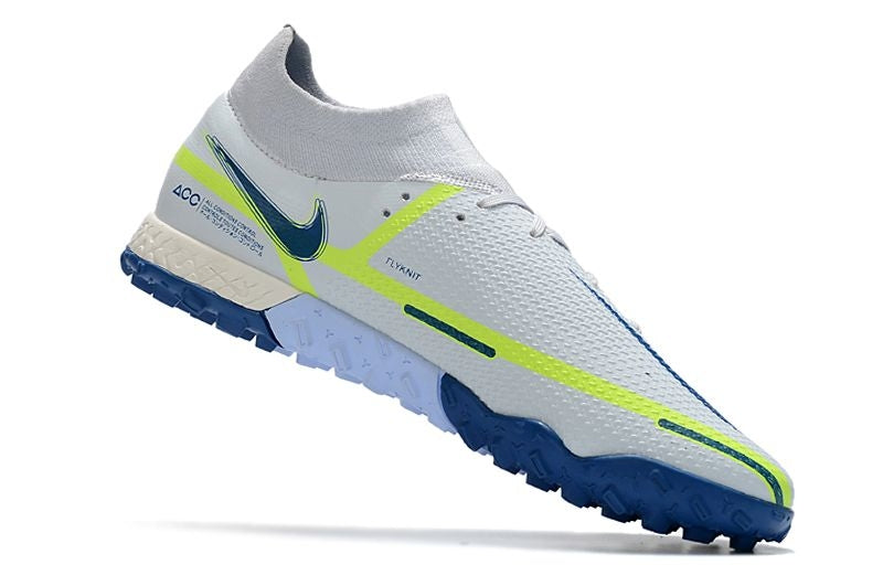 Chuteira Society Nike Phantom GT Pro Azul - Cano Alto - Farda de Boleiro