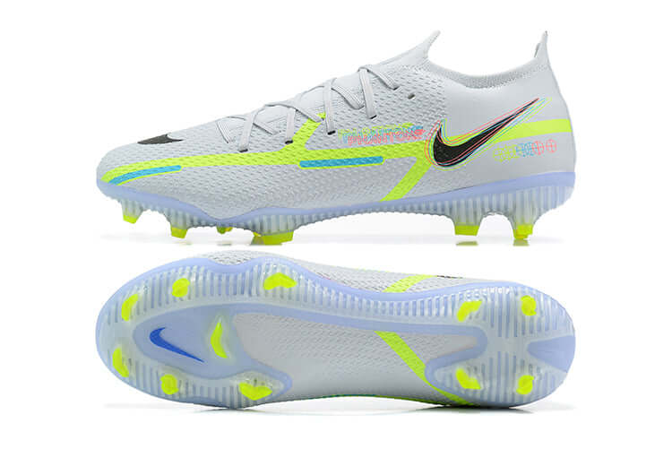 Controle é com Nike Phantom GT2 DF Elite Branca e Verde FG "Progress Pack" na Farda de Boleiro Garanta a qualidade de Jogadores Profissionais Elite e FRETE GRÁTIS!