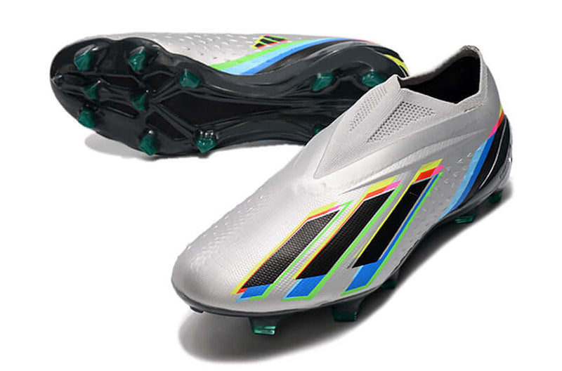 Velocidade é com Adidas X Speedportal+ FG Prata "Beyond Fast UCL Pack" na Farda de Boleiro Garanta a qualidade de Jogadores Profissionais e Frete GRÁTIS!