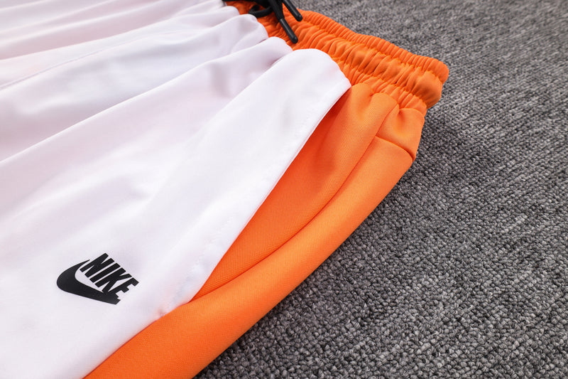 Conjunto de Moletom Nike Sportswear Tech Fleece Branco e Azul
