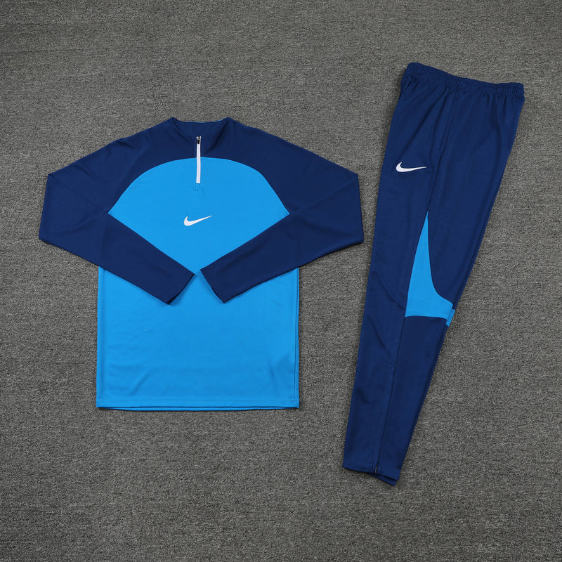 Conjunto Casual de Frio Nike Academy Pro Azul Claro - Farda de Boleiro