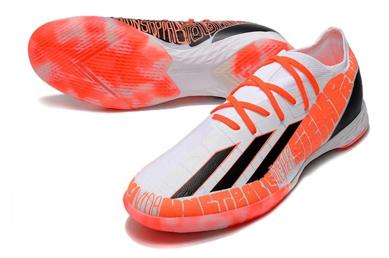 Tenha muito mais VELOCIDADE com a Adidas X Speedflow Messi.1 Futsal na Farda de Boleiro, Garanta a qualidade de Profissionais para a Evolução do seu Futebol