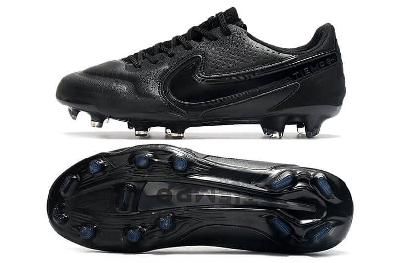 Conforto e qualidade é com NIKE Tiempo Legend 9 Elite FG Preto "Shadow Pack" na Farda de Boleiro, Garanta a qualidade de Jogadores Profissionais