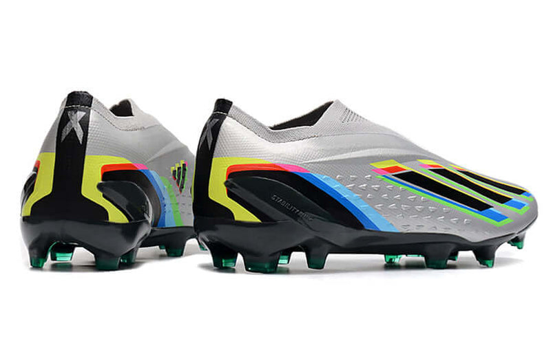 Velocidade é com Adidas X Speedportal+ FG Prata "Beyond Fast UCL Pack" na Farda de Boleiro Garanta a qualidade de Jogadores Profissionais e Frete GRÁTIS!