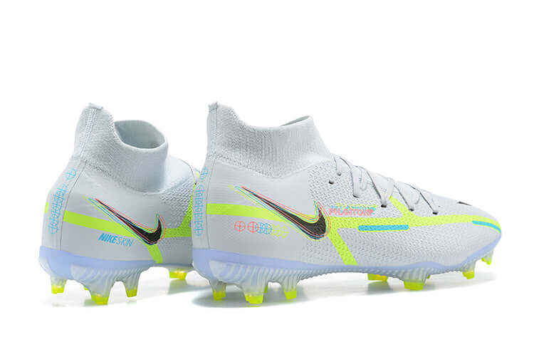 Controle é com Nike Phantom GT2 DF Elite Branca e Verde FG "Progress Pack" na Farda de Boleiro Garanta a qualidade de Jogadores Profissionais Elite e FRETE GRÁTIS!