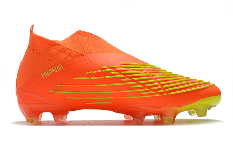 A nova Chuteira da Adidas de Campo Predator Edge+ FG Laranja e Amarelo "Game Data Pack" na Farda de Boleiro, Garanta a qualidade de Jogadores Profissionais