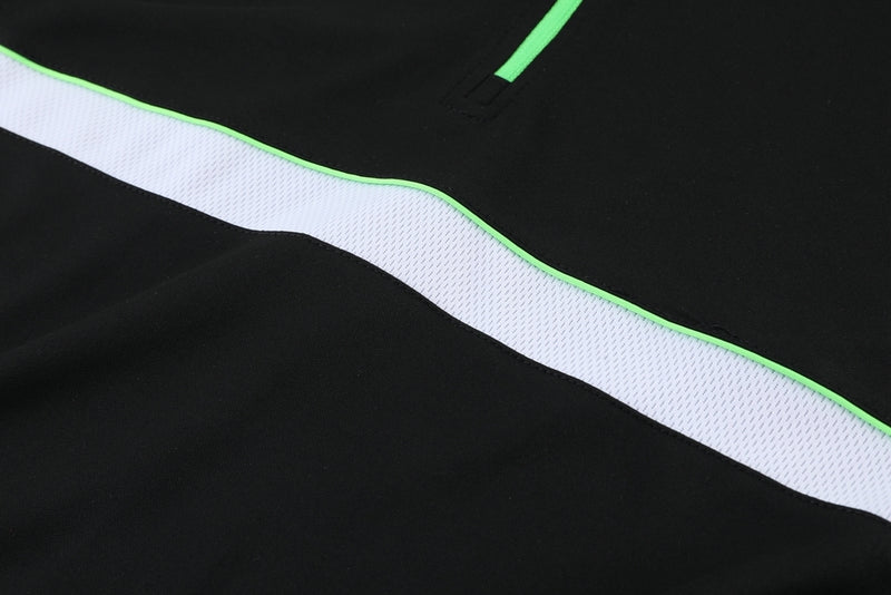 Conjunto Casual de Frio Nike Academy Preto e Verde - Farda de Boleiro