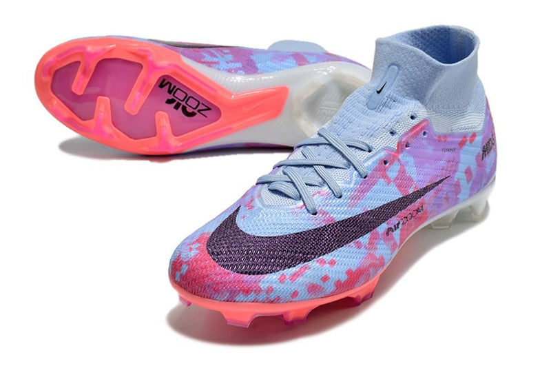 Velocidade é com Nike Air Zoom Mercurial Superfly 9 Elite FG Roxa "Valentines Day" Nike na Farda de Boleiro, Garanta a qualidade de Jogadores Profissionais Elite